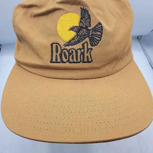 Roark Mens Brown Messenger 5 Panel Snapback Hat Outdoors Casual Camping Summer - Picture 5 of 9